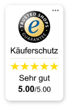 Trusted Shops Gütesiegel Bewertung und Käuferschutz